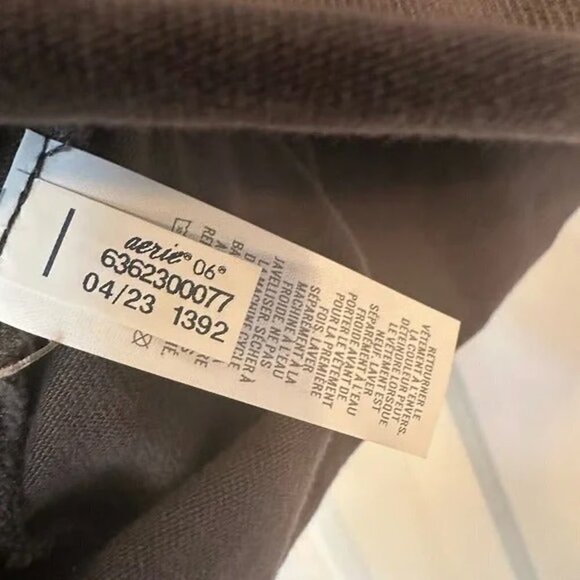 AE Aerie Halloween Ghost Cropped Tee Charcoal Small Boo For Life 👻 NWOT - Picture 7 of 7